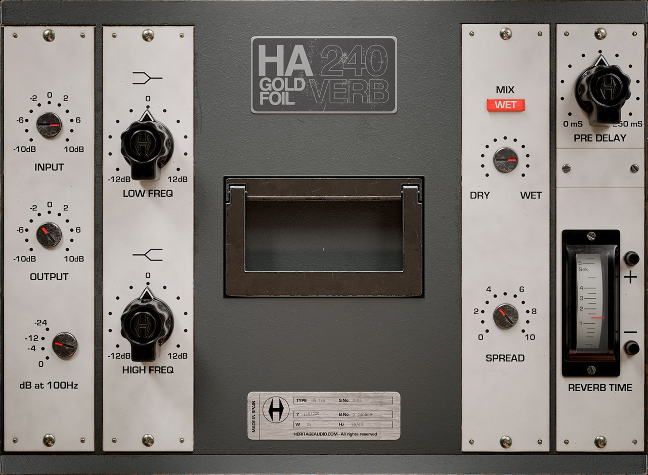 Users Heritage Audio - HA 240 Gold Foil Verb